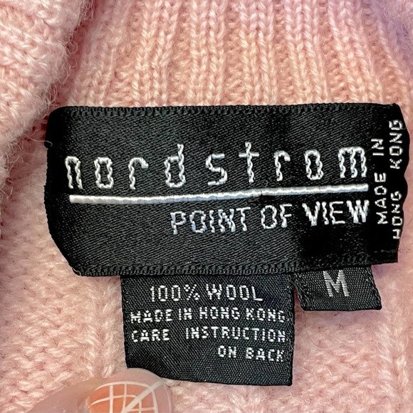 Nordstrom, Point of View, 100% Wool, Girls, Cardigan, Size Medium - Picture 3 of 8